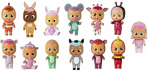 Набор из 3 плачущих младенцев Crybabies Magic Tears в комплекте с домиком и аксессуарами, в пластиковой тубе (IMC toys, 97605)